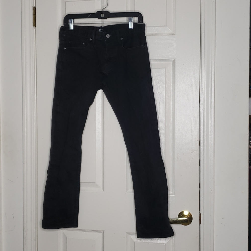 Gap Black Denim Jeans Size 31x30